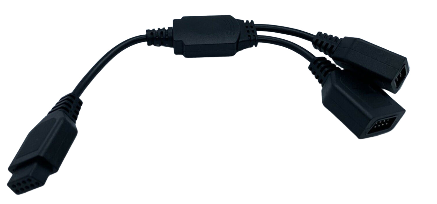 Colecovision Atari 2600 Y Cable Splitter Port Saver for use with Keypad or Paddles - READ